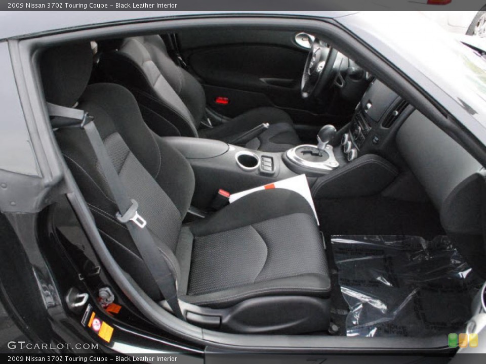 Black Leather Interior Photo for the 2009 Nissan 370Z Touring Coupe #38898674