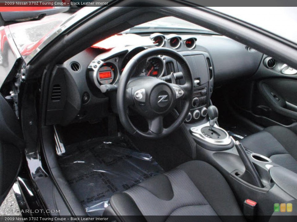 Black Leather Interior Photo for the 2009 Nissan 370Z Touring Coupe #38898802