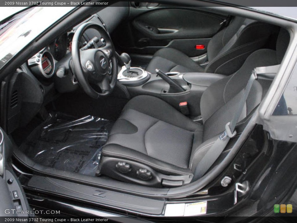 Black Leather Interior Photo for the 2009 Nissan 370Z Touring Coupe #38898822