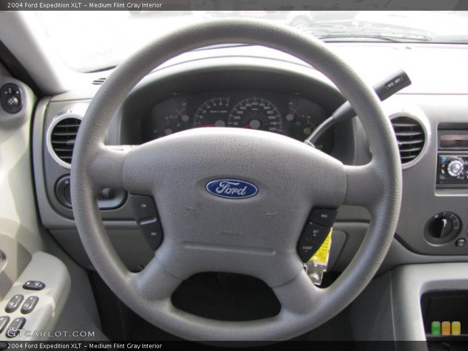 Medium Flint Gray Interior Steering Wheel for the 2004 Ford Expedition XLT #38899098