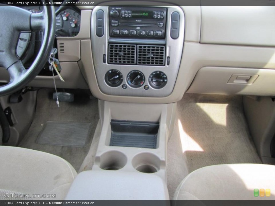 Medium Parchment Interior Dashboard for the 2004 Ford Explorer XLT #38899374