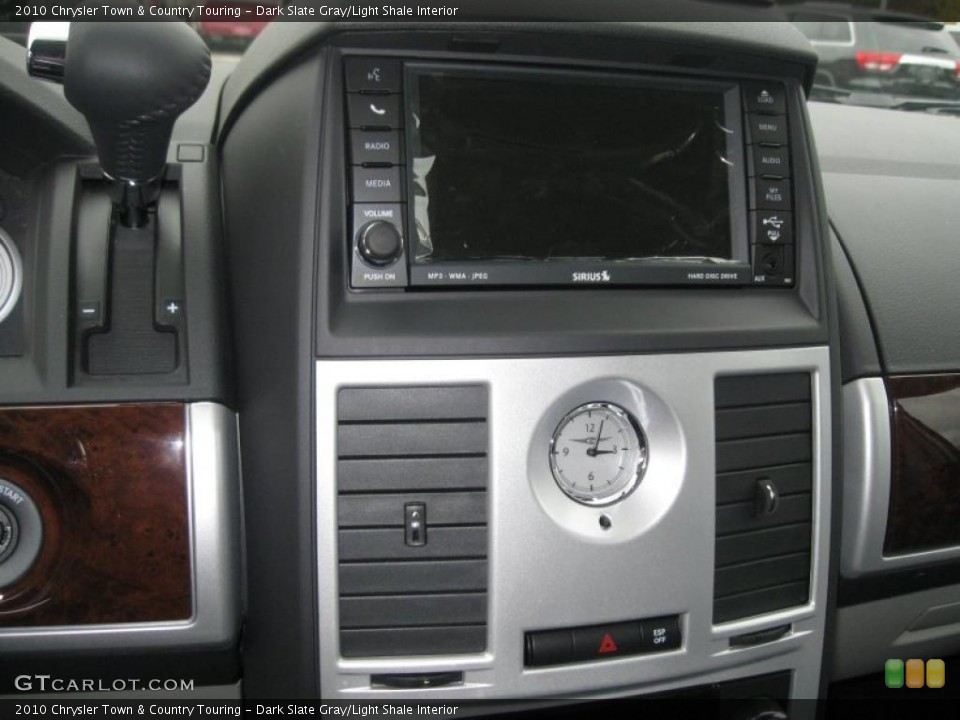 Dark Slate Gray/Light Shale Interior Controls for the 2010 Chrysler Town & Country Touring #38899646
