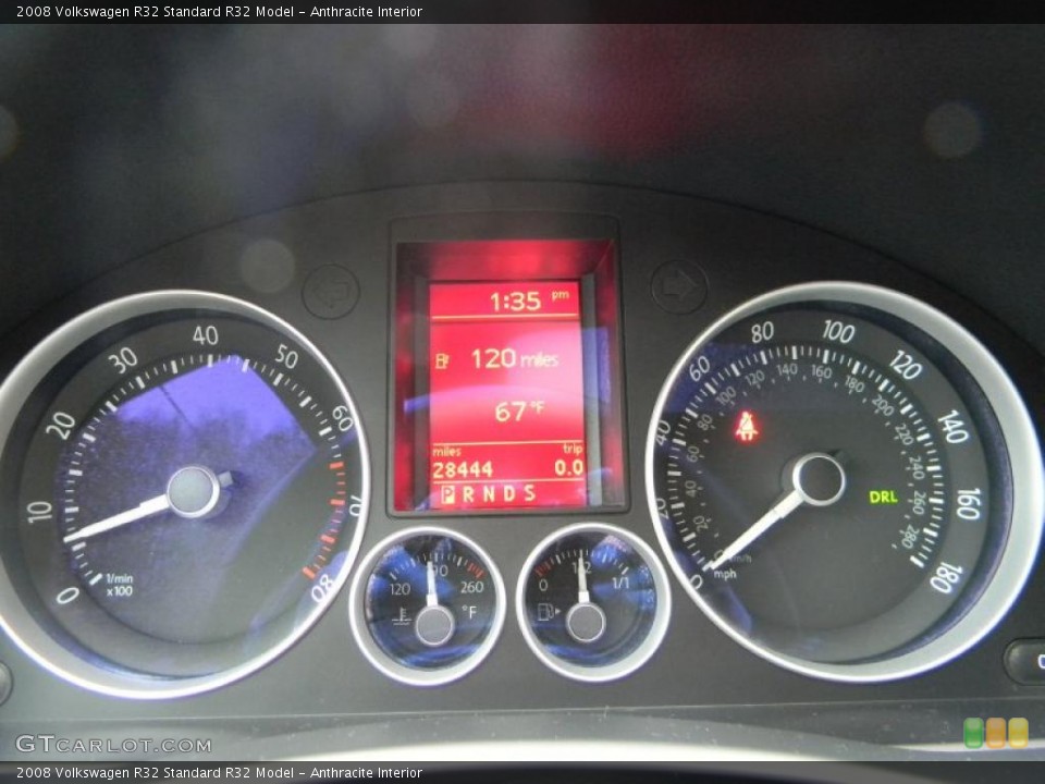 Anthracite Interior Gauges for the 2008 Volkswagen R32  #38900434