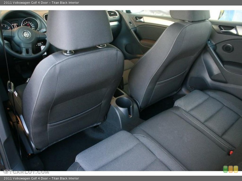 Titan Black Interior Photo for the 2011 Volkswagen Golf 4 Door #38900654