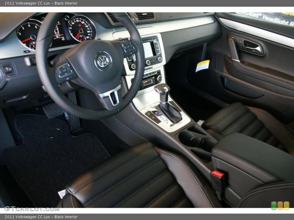 Black Interior Prime Interior for the 2011 Volkswagen CC Lux #38902578