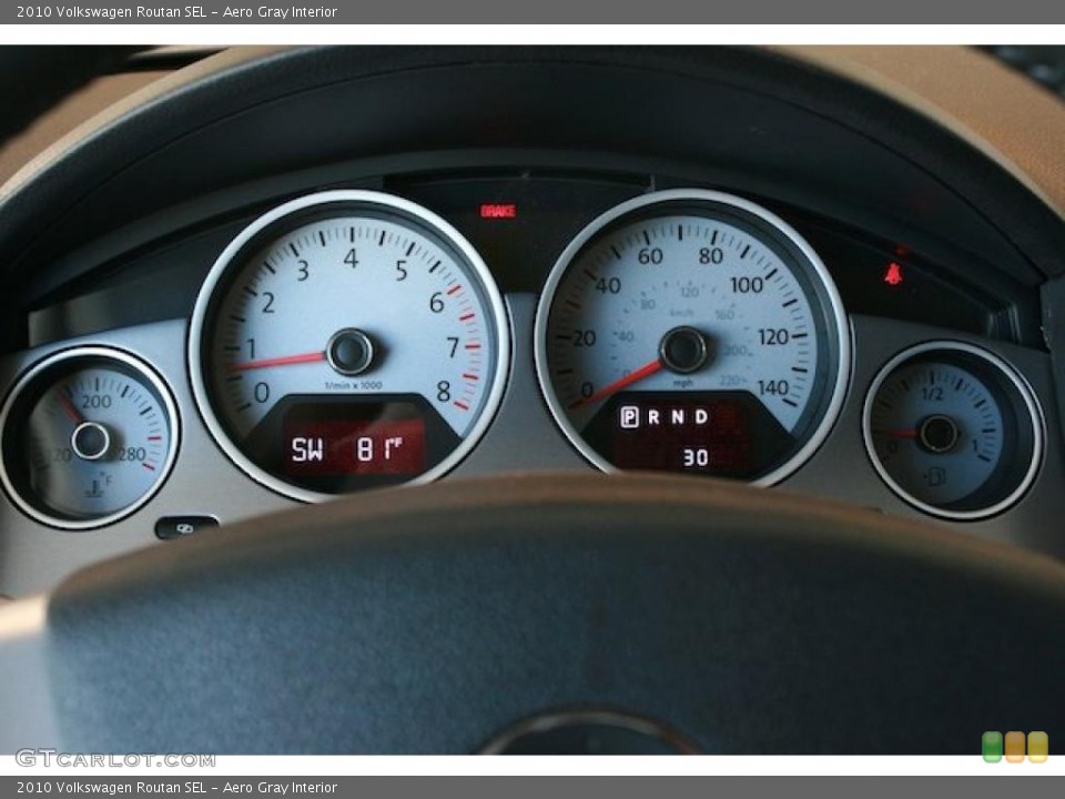 Aero Gray Interior Gauges for the 2010 Volkswagen Routan SEL #38903642