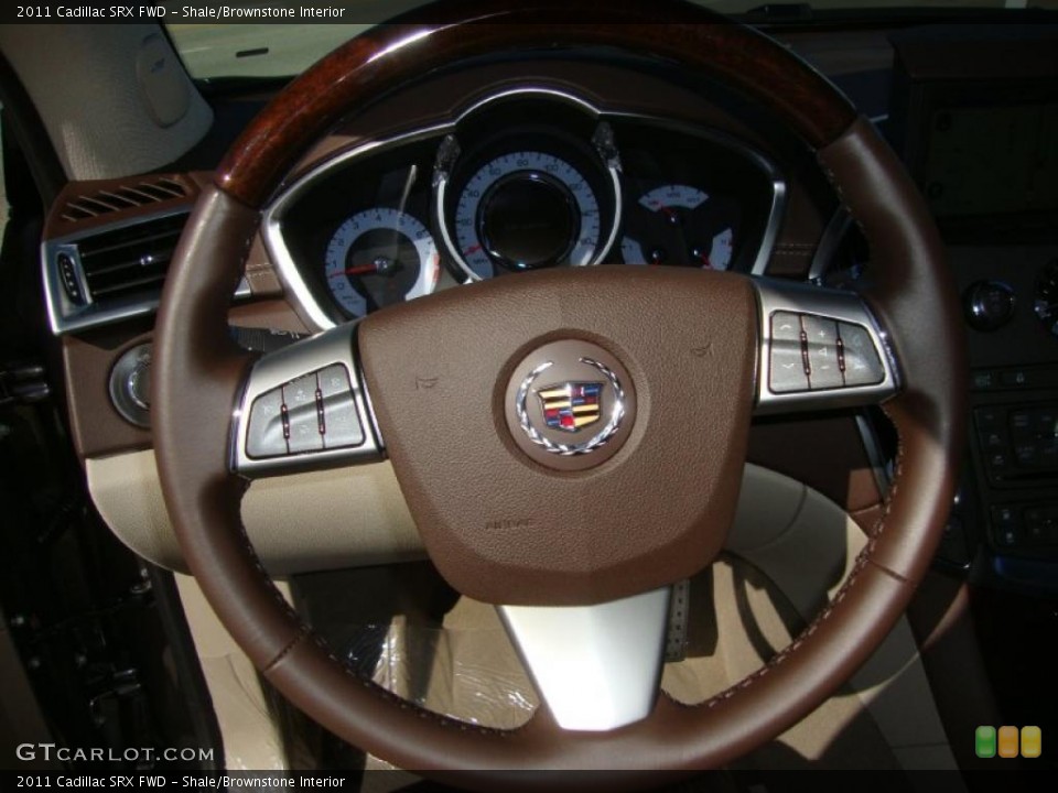 Shale/Brownstone Interior Steering Wheel for the 2011 Cadillac SRX FWD #38903750