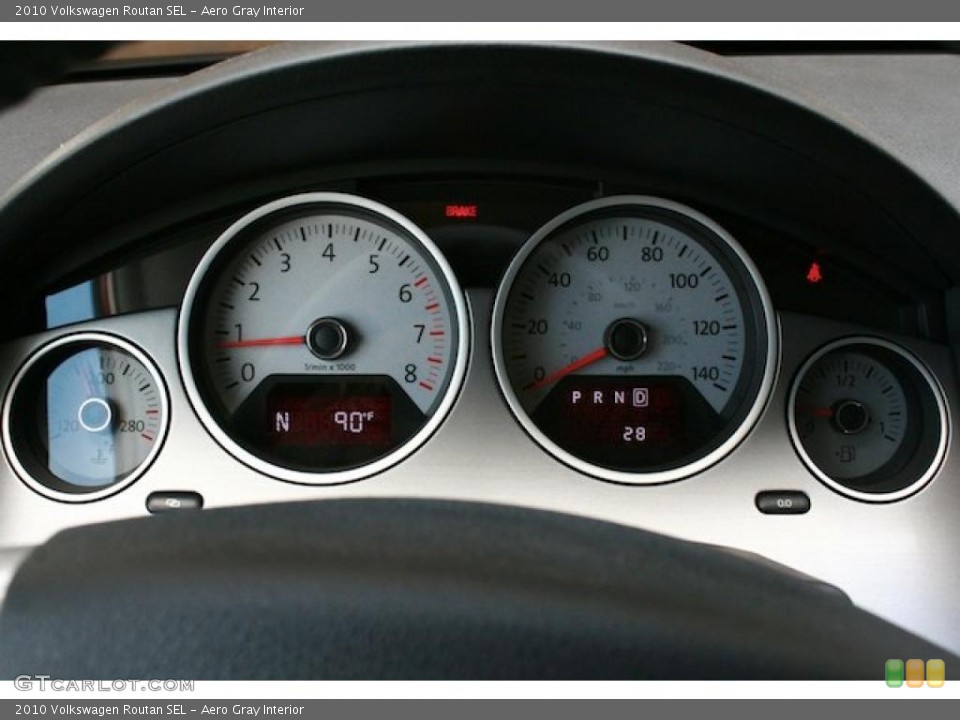 Aero Gray Interior Gauges for the 2010 Volkswagen Routan SEL #38904002