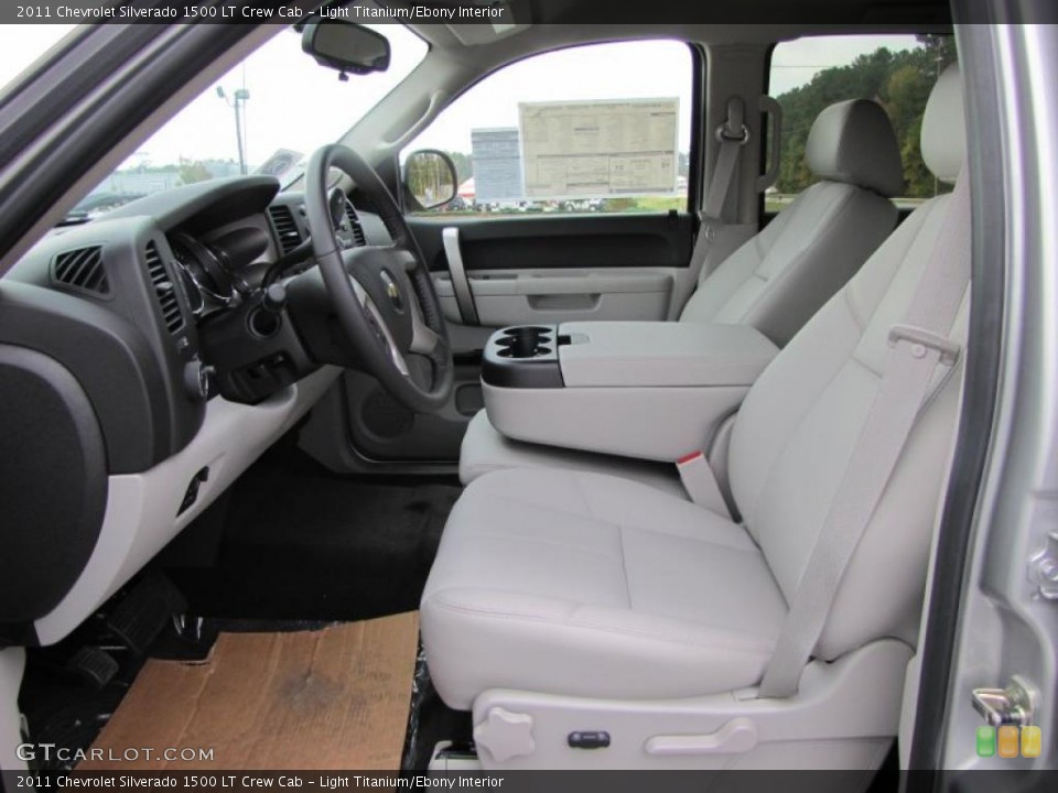 Light Titanium/Ebony Interior Photo for the 2011 Chevrolet Silverado 1500 LT Crew Cab #38907018