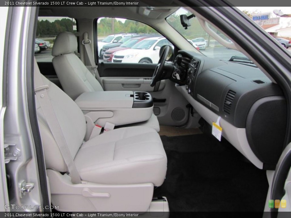 Light Titanium/Ebony Interior Photo for the 2011 Chevrolet Silverado 1500 LT Crew Cab #38907046