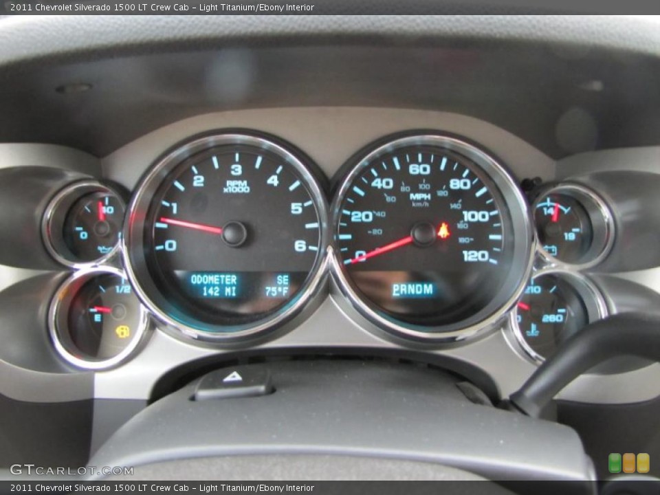 Light Titanium/Ebony Interior Gauges for the 2011 Chevrolet Silverado 1500 LT Crew Cab #38907094