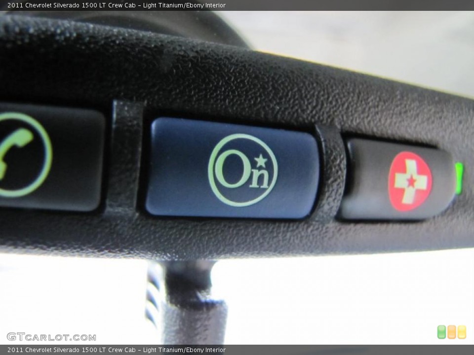 Light Titanium/Ebony Interior Controls for the 2011 Chevrolet Silverado 1500 LT Crew Cab #38907138