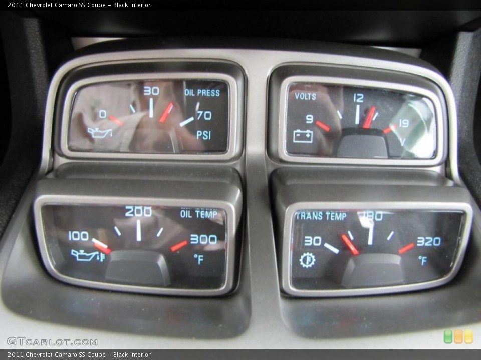 Black Interior Gauges for the 2011 Chevrolet Camaro SS Coupe #38907442
