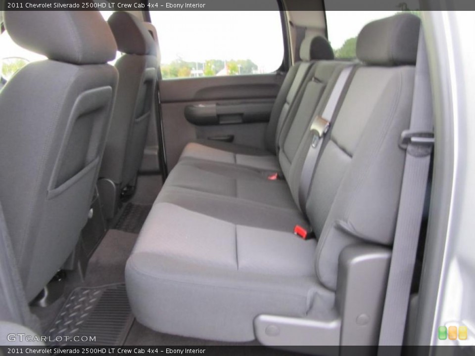 Ebony Interior Photo for the 2011 Chevrolet Silverado 2500HD LT Crew Cab 4x4 #38907690