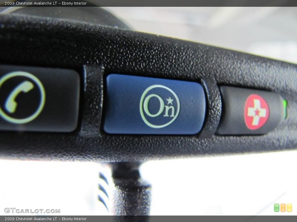 Ebony Interior Controls for the 2009 Chevrolet Avalanche LT #38909334