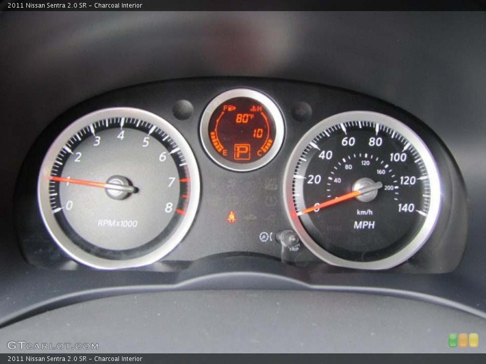 Charcoal Interior Gauges for the 2011 Nissan Sentra 2.0 SR #38910922