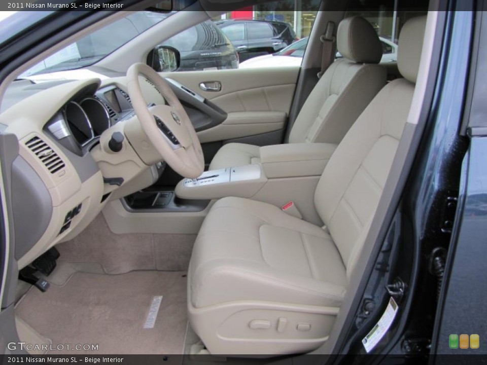 Beige Interior Prime Interior for the 2011 Nissan Murano SL #38911610