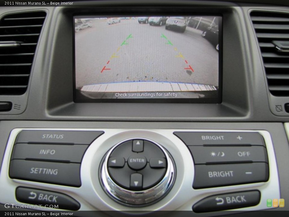 Beige Interior Navigation for the 2011 Nissan Murano SL #38911658