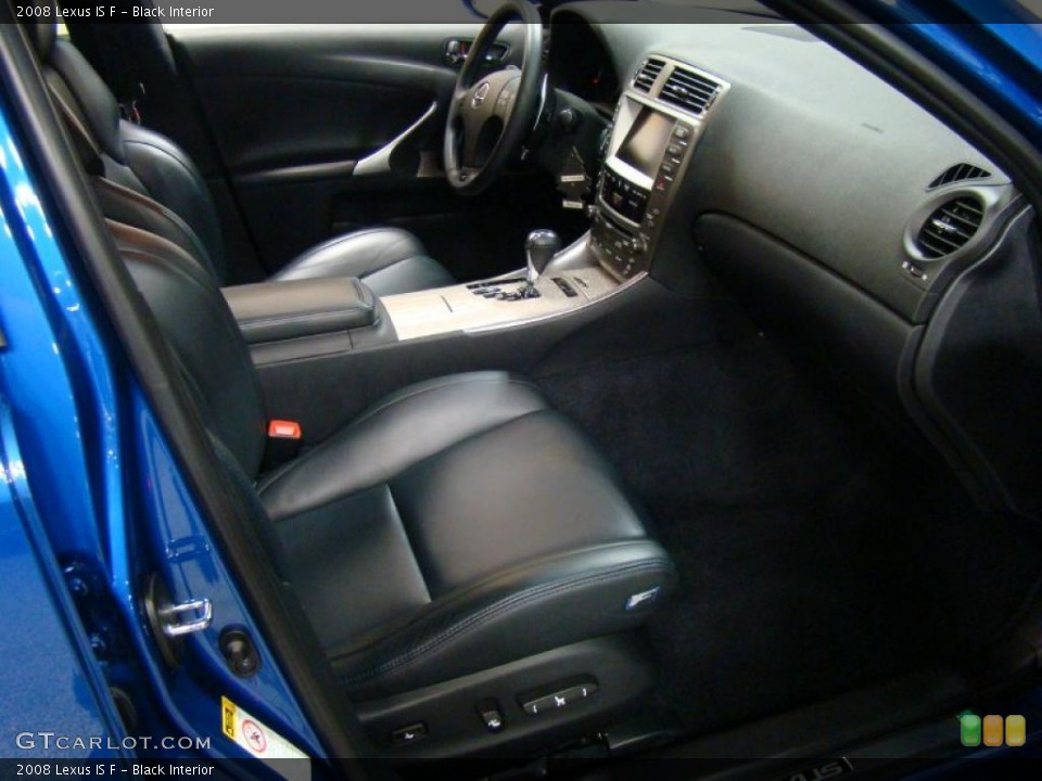 Black Interior Photo for the 2008 Lexus IS F #38912966