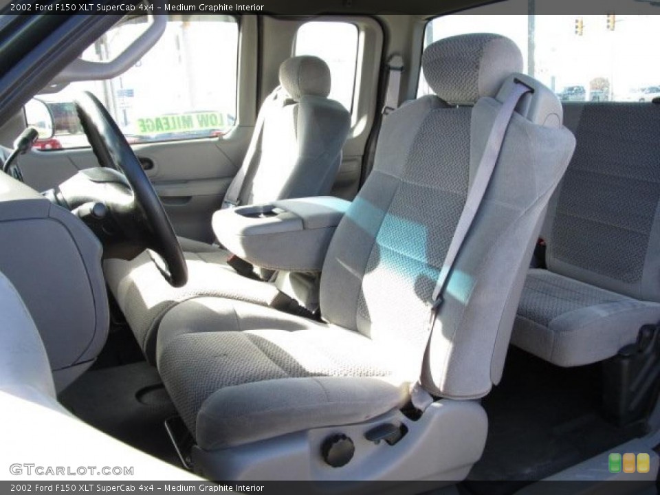 Medium Graphite Interior Photo for the 2002 Ford F150 XLT SuperCab 4x4 #38913230