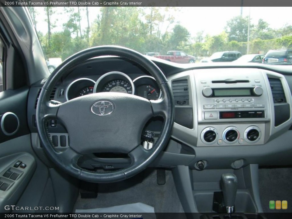 Graphite Gray Interior Dashboard for the 2006 Toyota Tacoma V6 PreRunner TRD Double Cab #38913558