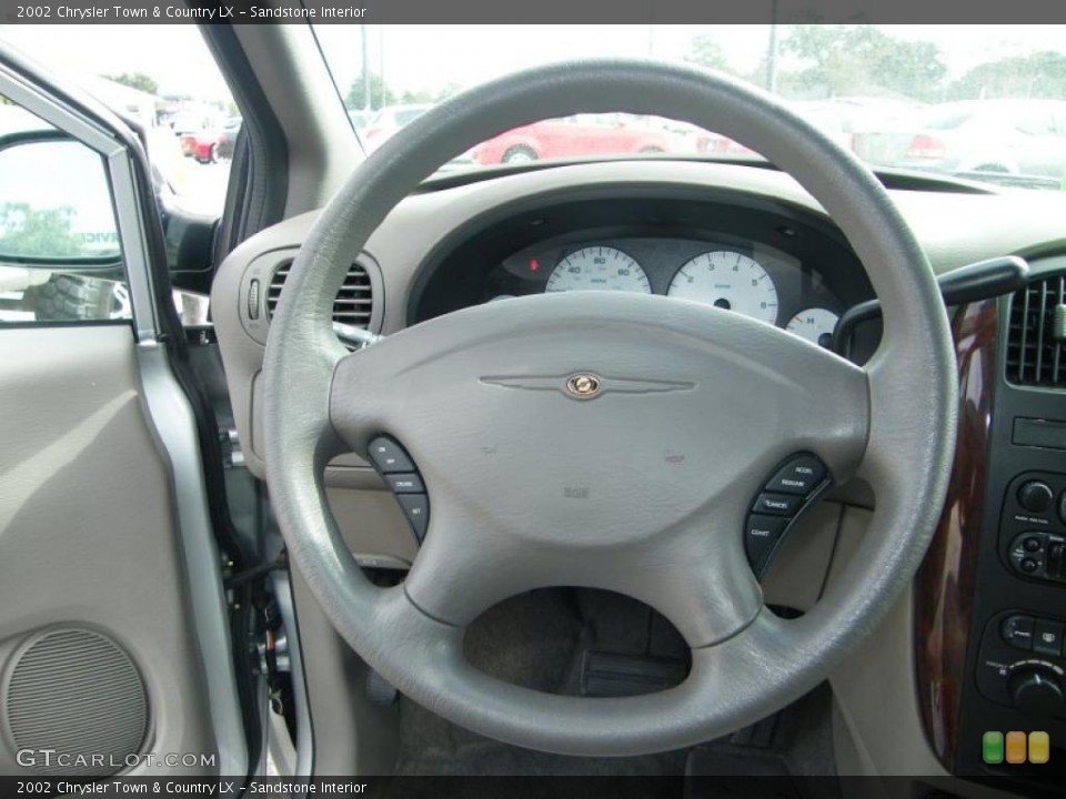 Sandstone Interior Steering Wheel for the 2002 Chrysler Town & Country LX #38913798
