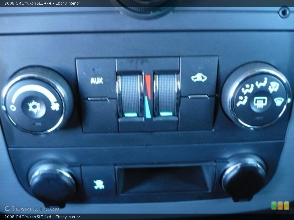 Ebony Interior Controls for the 2008 GMC Yukon SLE 4x4 #38915214