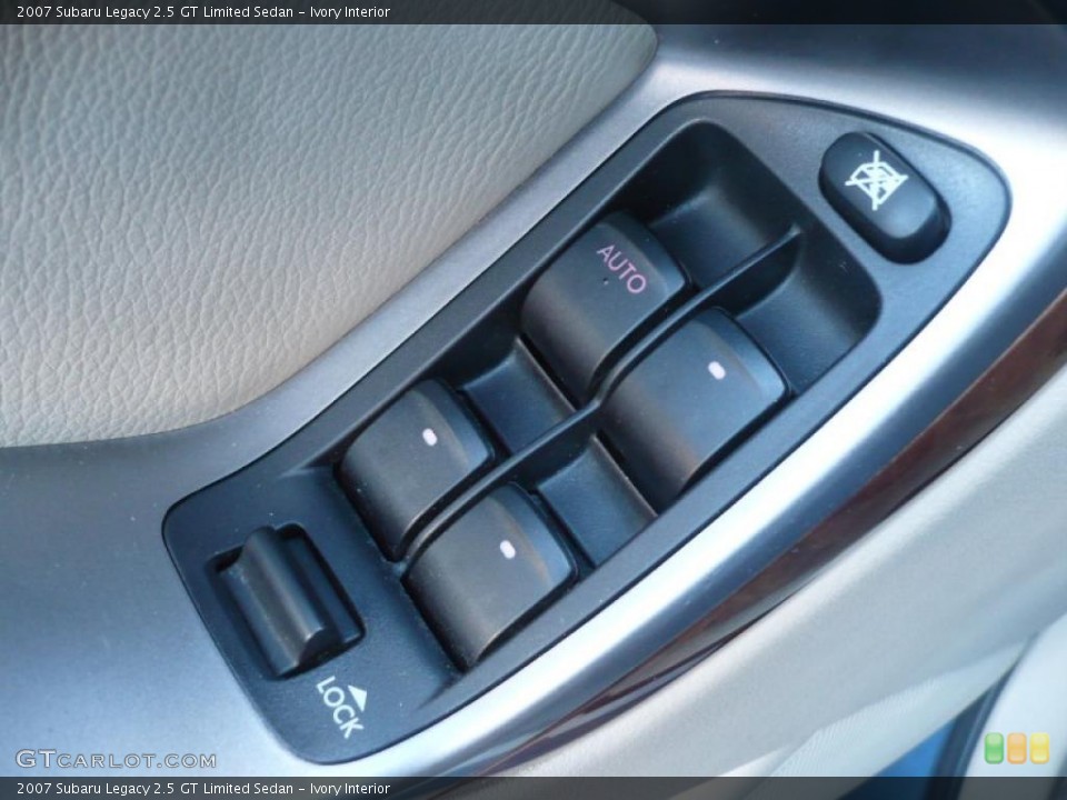 Ivory Interior Controls for the 2007 Subaru Legacy 2.5 GT Limited Sedan #38915406