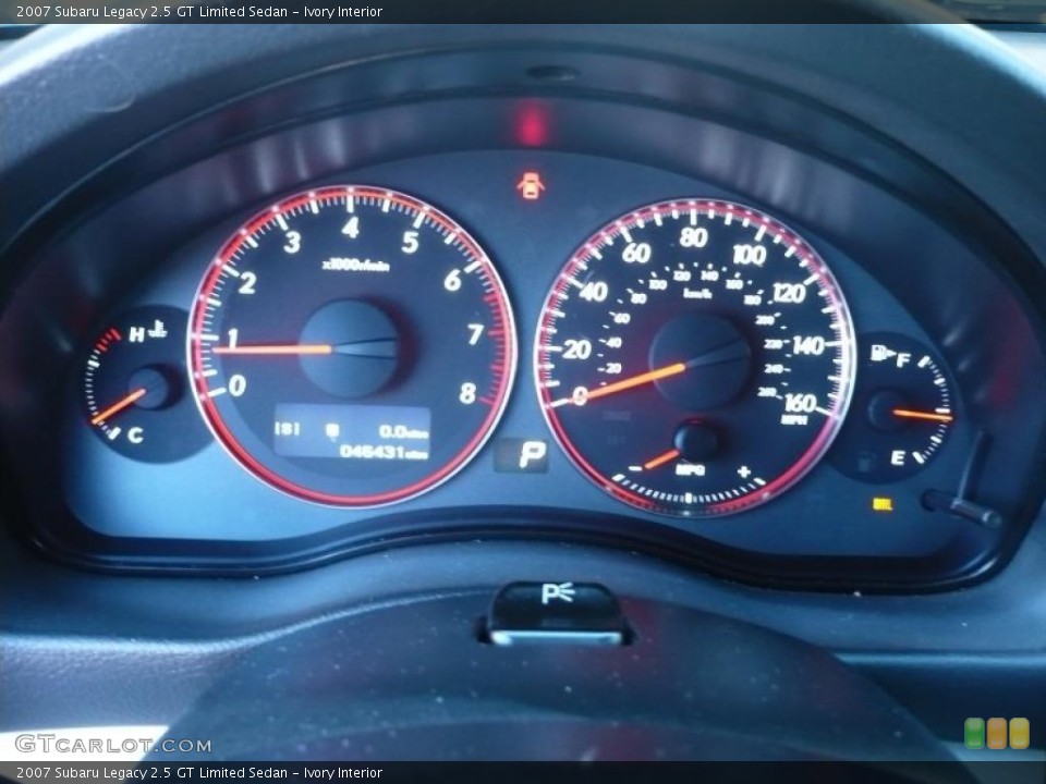 Ivory Interior Gauges for the 2007 Subaru Legacy 2.5 GT Limited Sedan #38915482