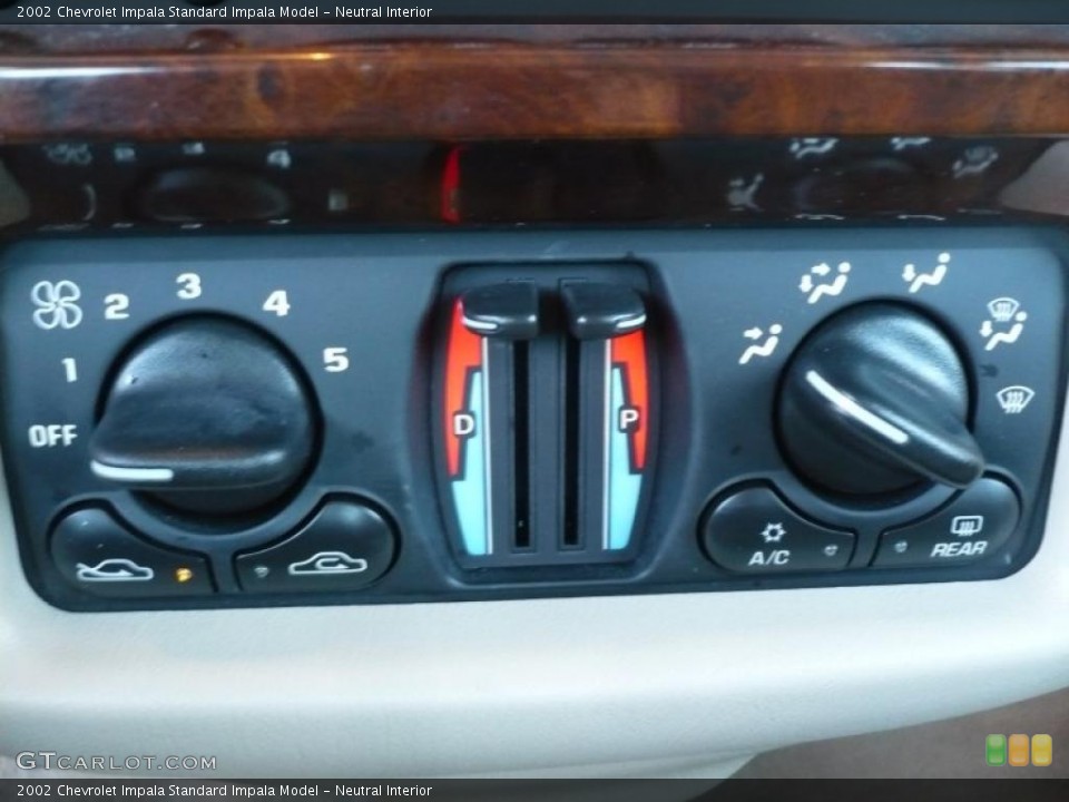 Neutral Interior Controls for the 2002 Chevrolet Impala  #38915782