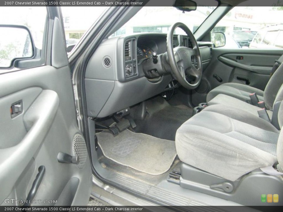 Dark Charcoal Interior Prime Interior for the 2007 Chevrolet Silverado 1500 Classic LS Extended Cab #38915846