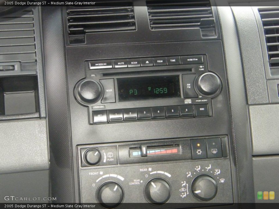 Medium Slate Gray Interior Controls for the 2005 Dodge Durango ST #38915990