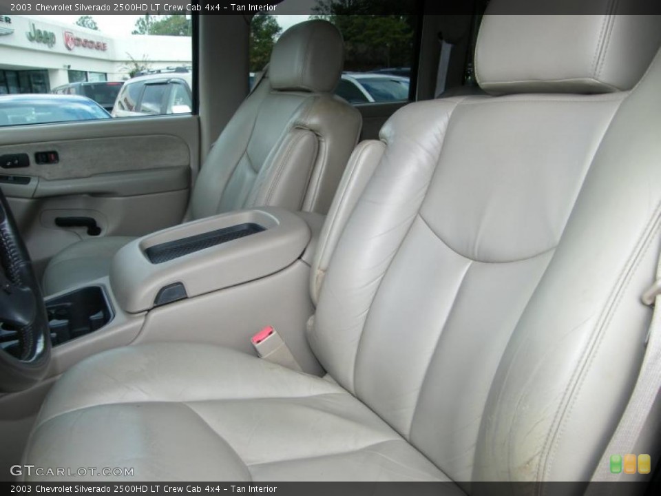 Tan Interior Photo for the 2003 Chevrolet Silverado 2500HD LT Crew Cab 4x4 #38916234