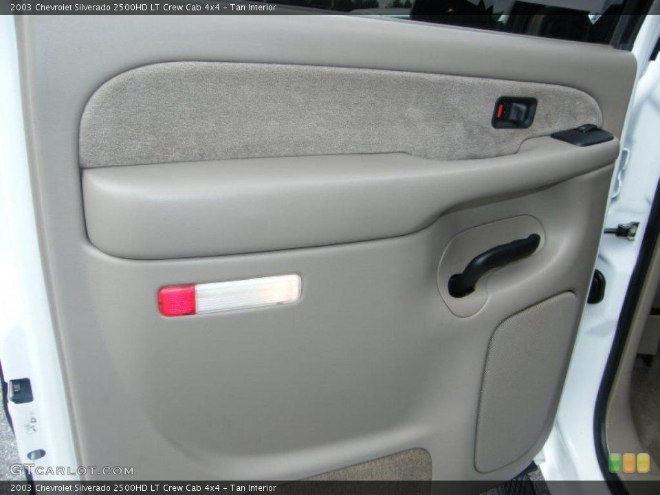 Tan Interior Door Panel for the 2003 Chevrolet Silverado 2500HD LT Crew Cab 4x4 #38916266