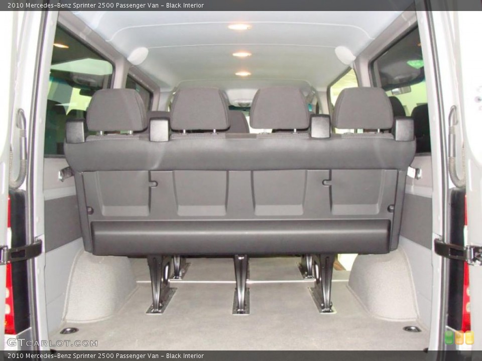 Black Interior Photo for the 2010 Mercedes-Benz Sprinter 2500 Passenger Van #38918626