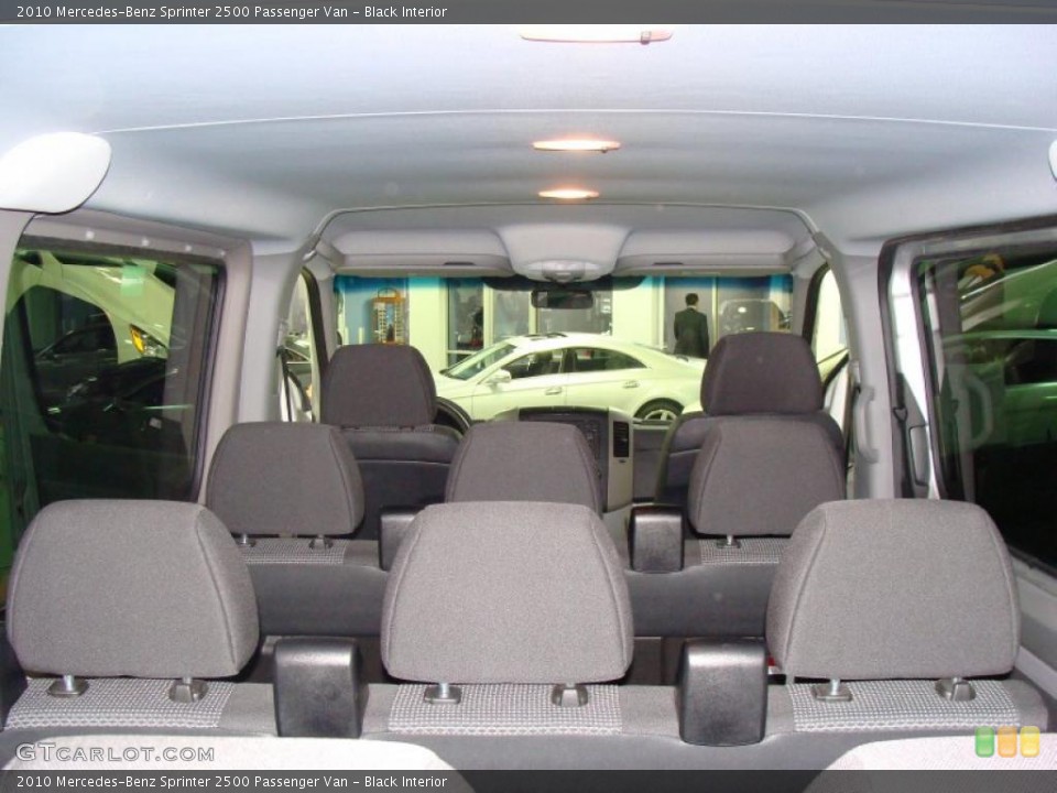 Black Interior Photo for the 2010 Mercedes-Benz Sprinter 2500 Passenger Van #38918642