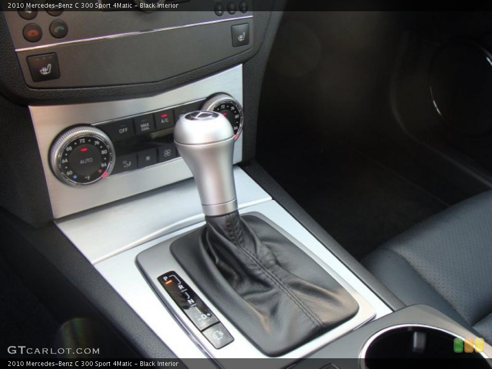 Black Interior Transmission for the 2010 Mercedes-Benz C 300 Sport 4Matic #38918954
