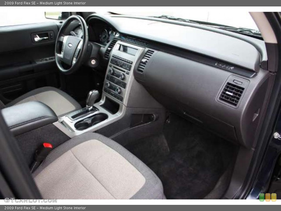 Medium Light Stone Interior Dashboard for the 2009 Ford Flex SE #38922230