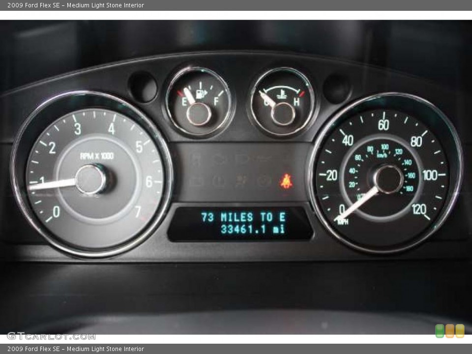 Medium Light Stone Interior Gauges for the 2009 Ford Flex SE #38922242