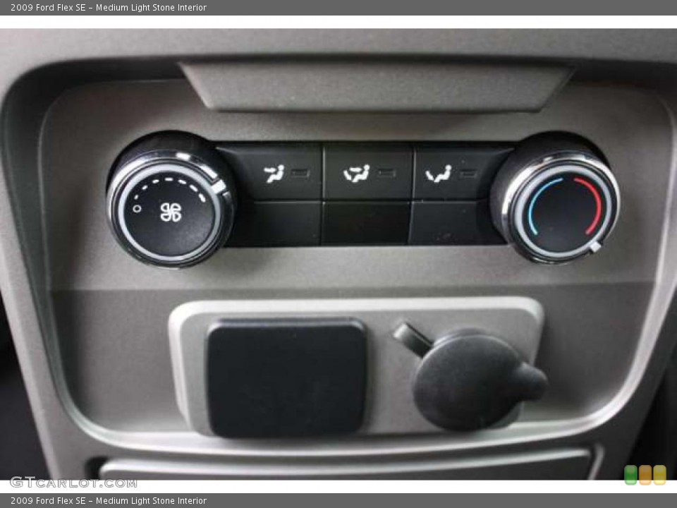 Medium Light Stone Interior Controls for the 2009 Ford Flex SE #38922382