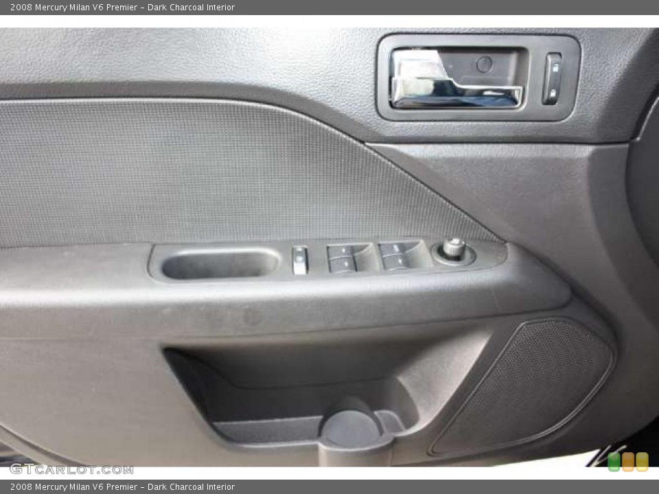 Dark Charcoal Interior Door Panel for the 2008 Mercury Milan V6 Premier #38922726
