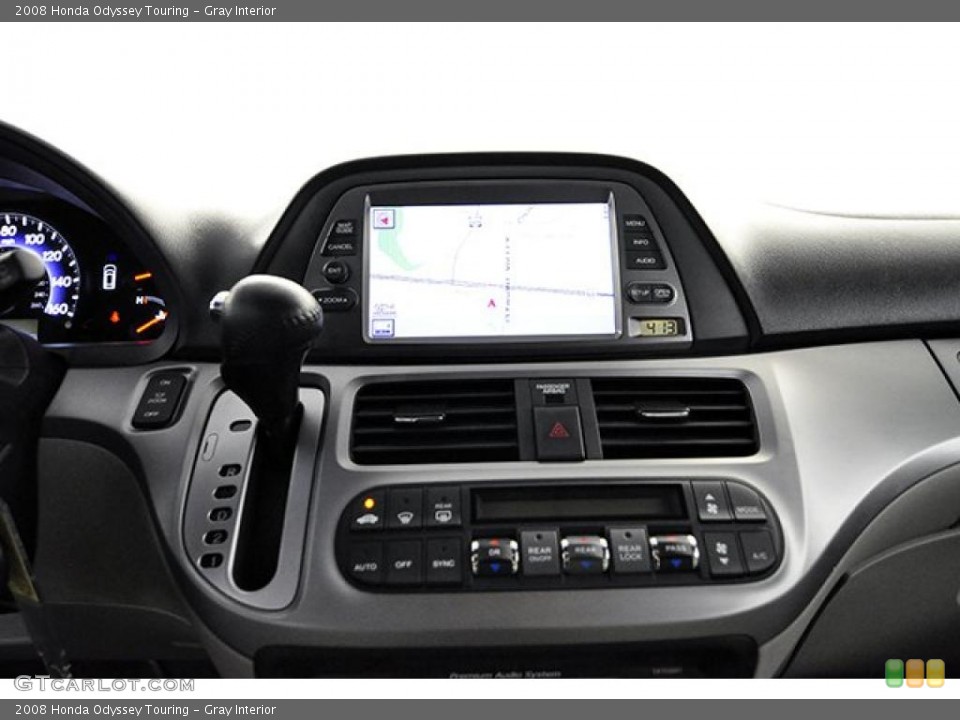 Gray Interior Controls for the 2008 Honda Odyssey Touring #38923826