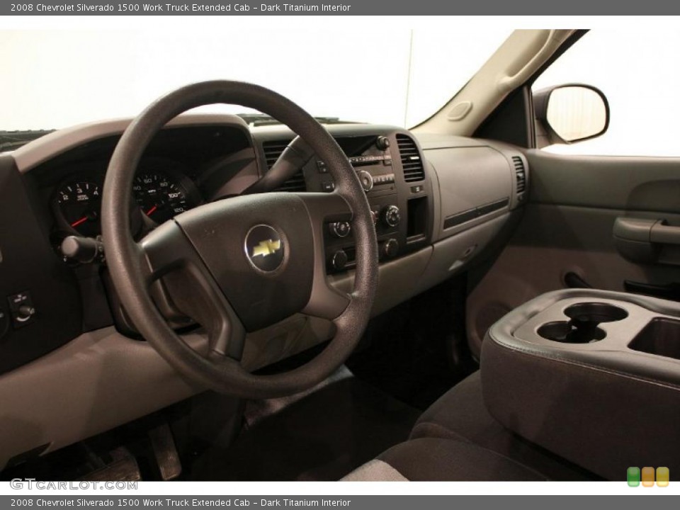 Dark Titanium Interior Dashboard for the 2008 Chevrolet Silverado 1500 Work Truck Extended Cab #38926110