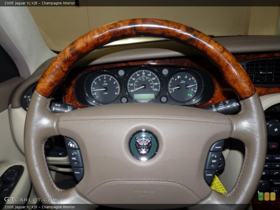 Champagne Interior Steering Wheel for the 2006 Jaguar XJ XJ8 #38927438