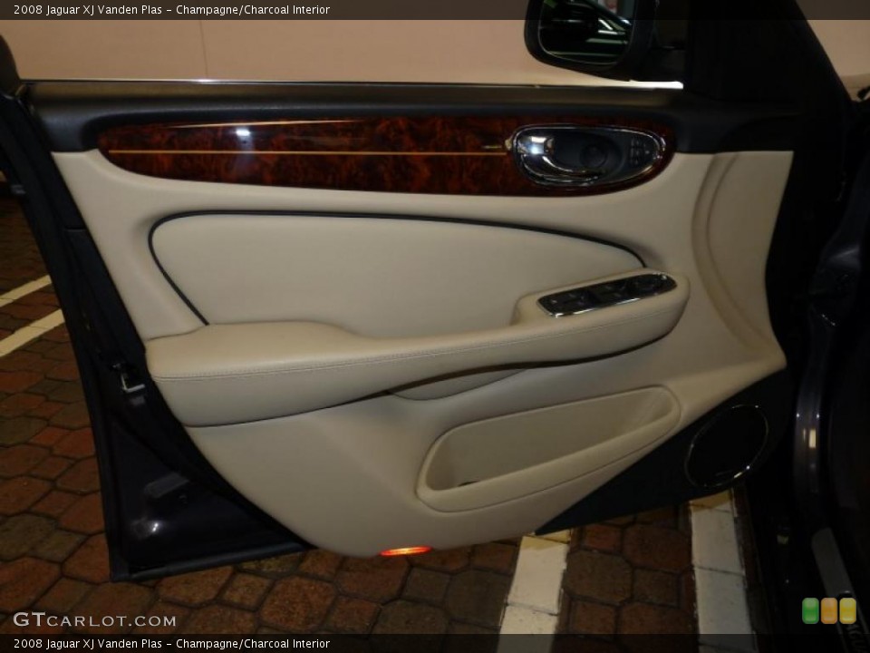 Champagne/Charcoal Interior Door Panel for the 2008 Jaguar XJ Vanden Plas #38927902