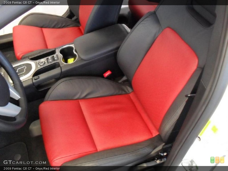 Onyx/Red Interior Photo for the 2009 Pontiac G8 GT #38928722