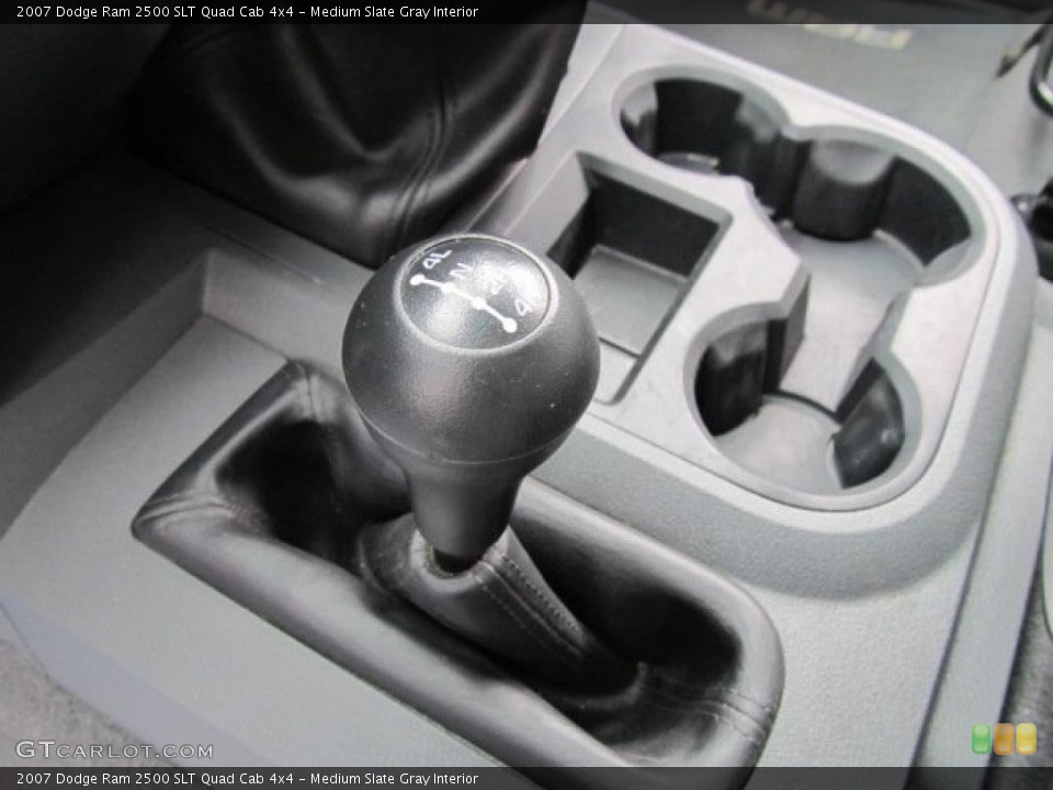 Medium Slate Gray Interior Controls for the 2007 Dodge Ram 2500 SLT Quad Cab 4x4 #38929562