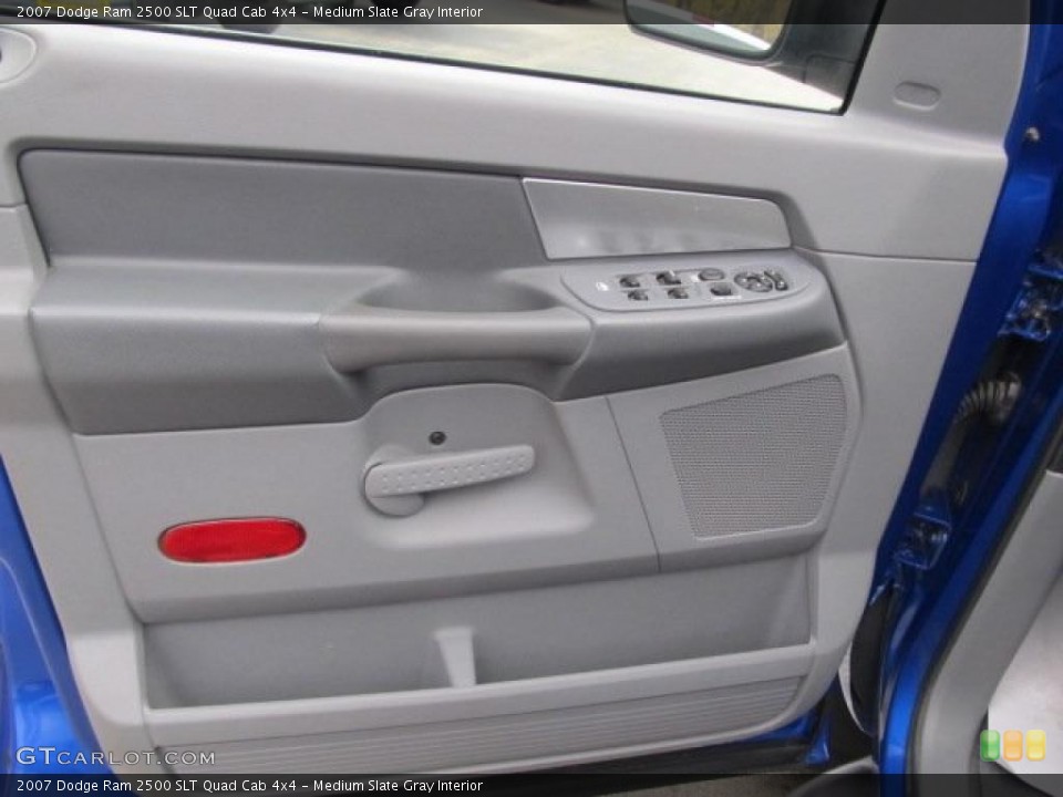 Medium Slate Gray Interior Door Panel for the 2007 Dodge Ram 2500 SLT Quad Cab 4x4 #38929610