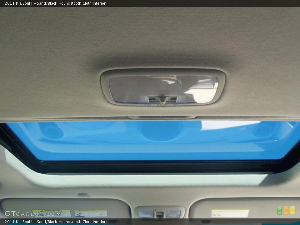 Sand/Black Houndstooth Cloth Interior Sunroof for the 2011 Kia Soul ! #38930912
