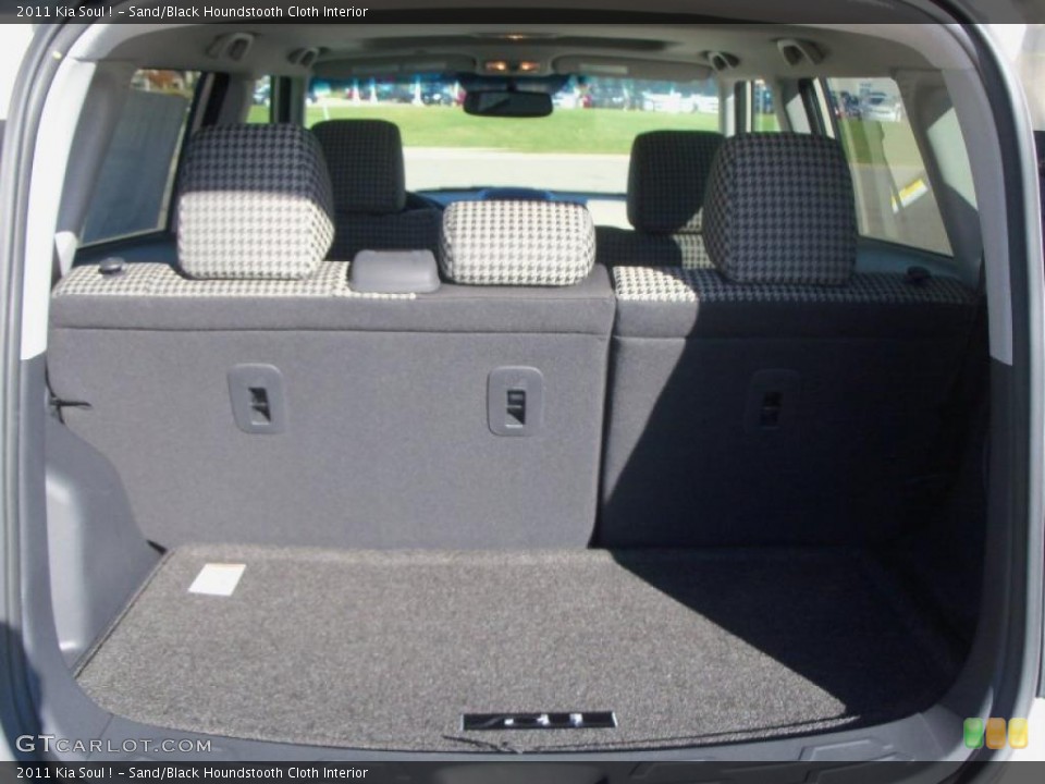 Sand/Black Houndstooth Cloth Interior Trunk for the 2011 Kia Soul ! #38930926